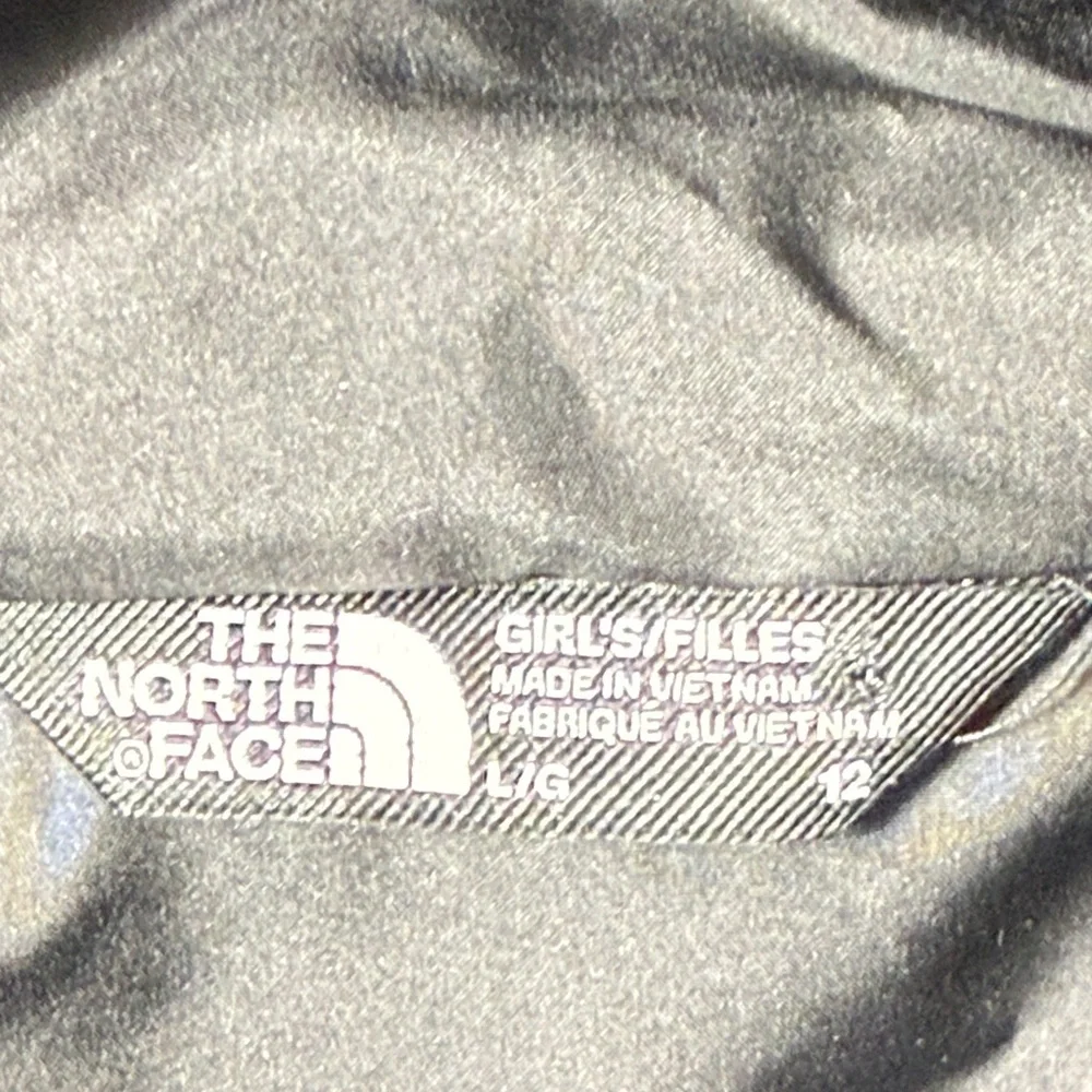 The North Face Girl Down Floral Puff Jacket with Hood